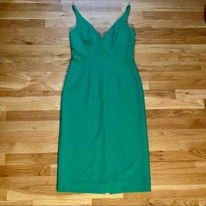 Milly Green midi dress